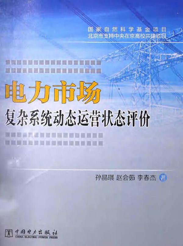 电力市场复杂系统动态运营状态评价