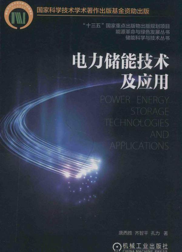 电力储能技术及应用 唐西胜 (2020版)