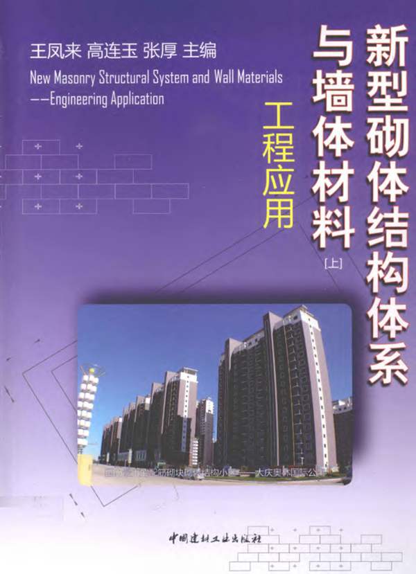 新型砌体结构体系与墙体材料 上册 工程应用王凤来 等 2010年版