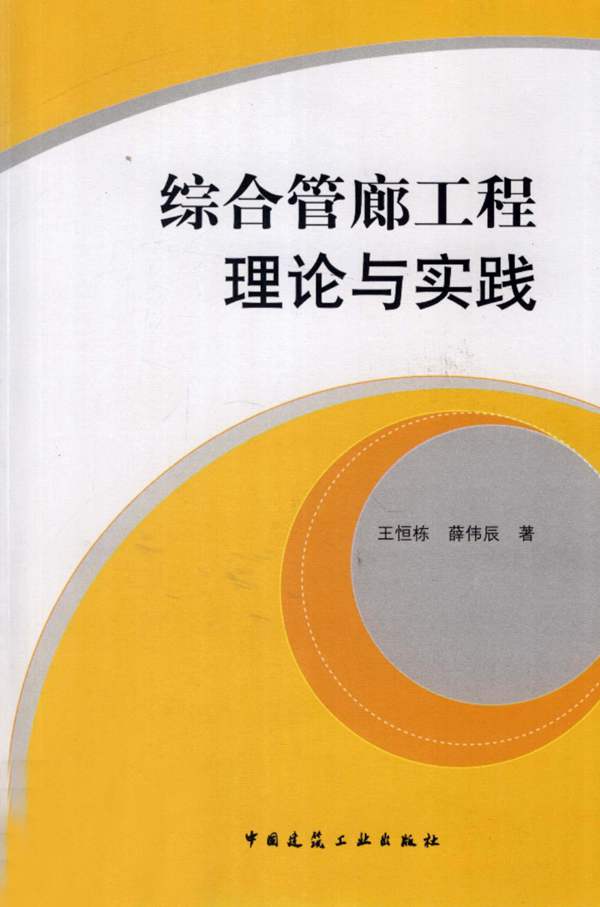 综合管廊工程理论与实践 王恒栋 薛伟辰 著 2013年