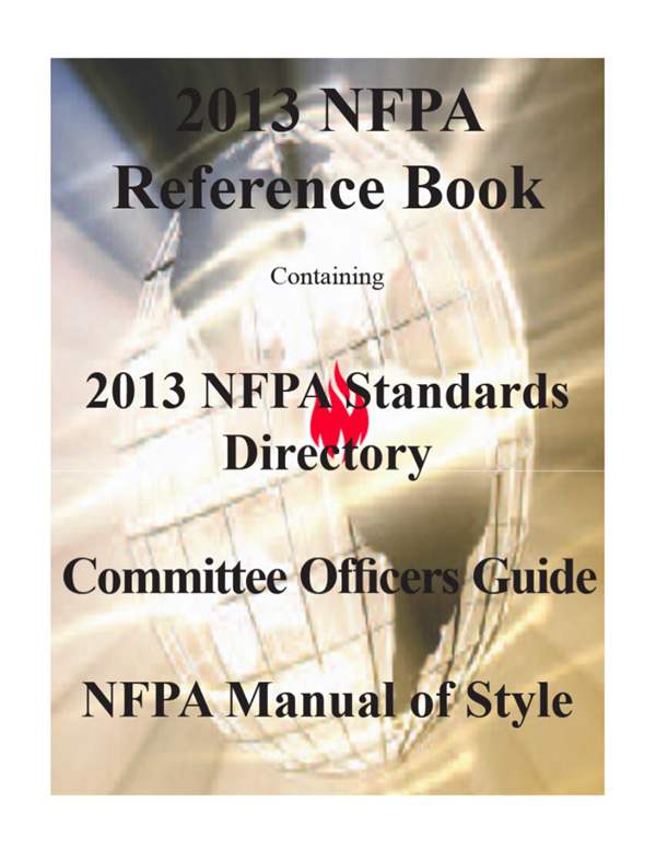 英文版 美国消防协会 NFPA参考书 2013 NFPA Reference Book National Fire Protection Association