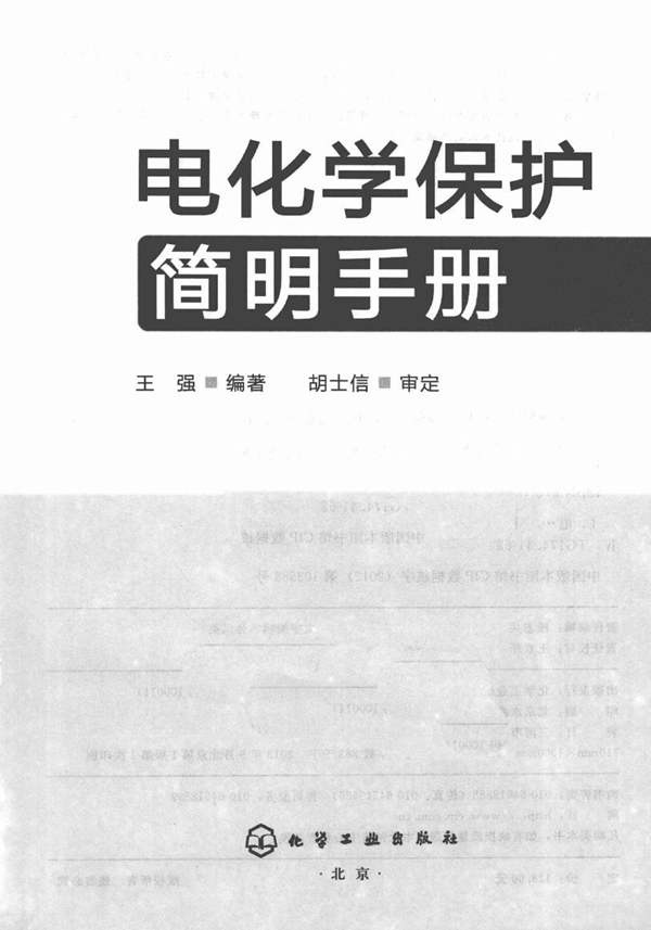 电化学保护简明手册王强