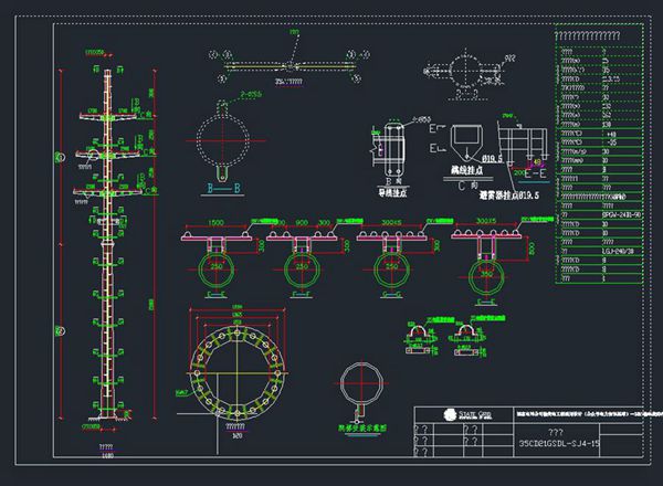 国家电网35kV钢管杆典型设计CAD合集(2022(图集)版)